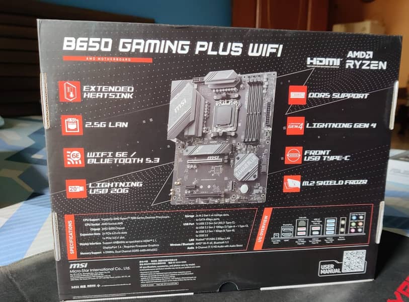 MSI B650 Motherboard and 32GB RAMs 1