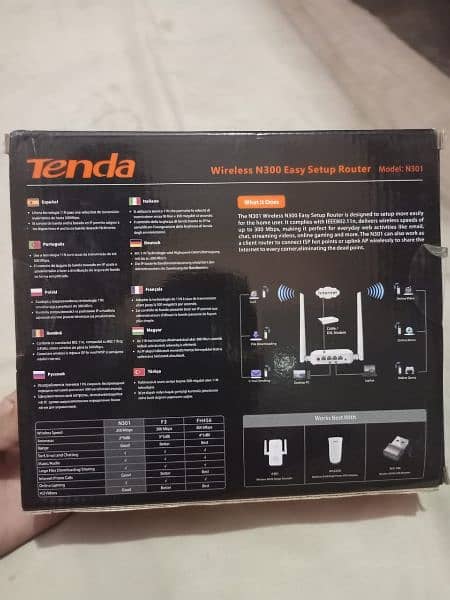 DUAL ANTINA ROUTER TENDA 1