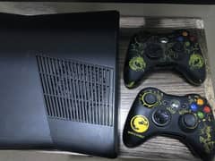 Xbox 360 with 2 controllers