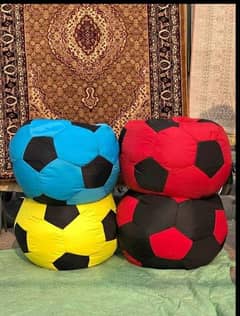 pack of 3 Xl bean bag with footrest