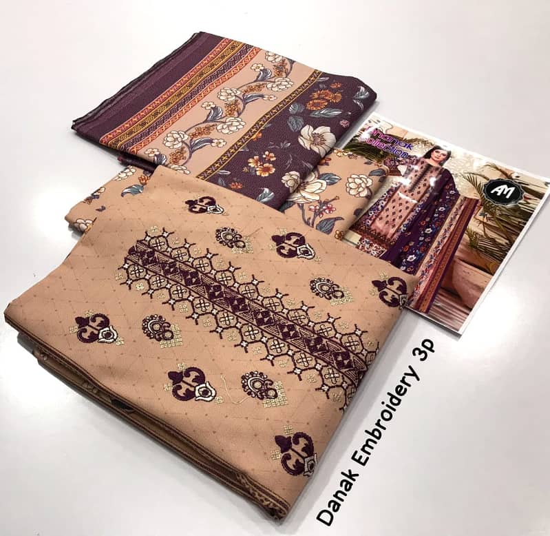 3 pcs collection Danak marina Embroidery 4