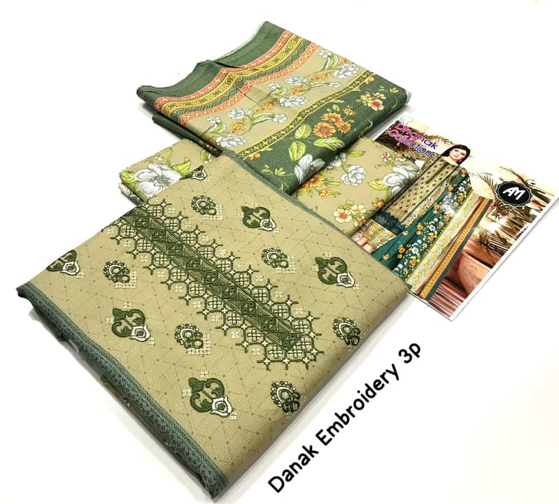 3 pcs collection Danak marina Embroidery 7