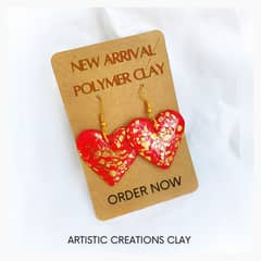 polymer clay earrings