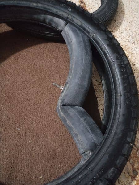 suzuki 150 tyre with tube new 0