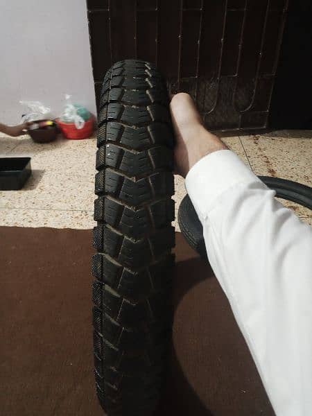 suzuki 150 tyre with tube new 2