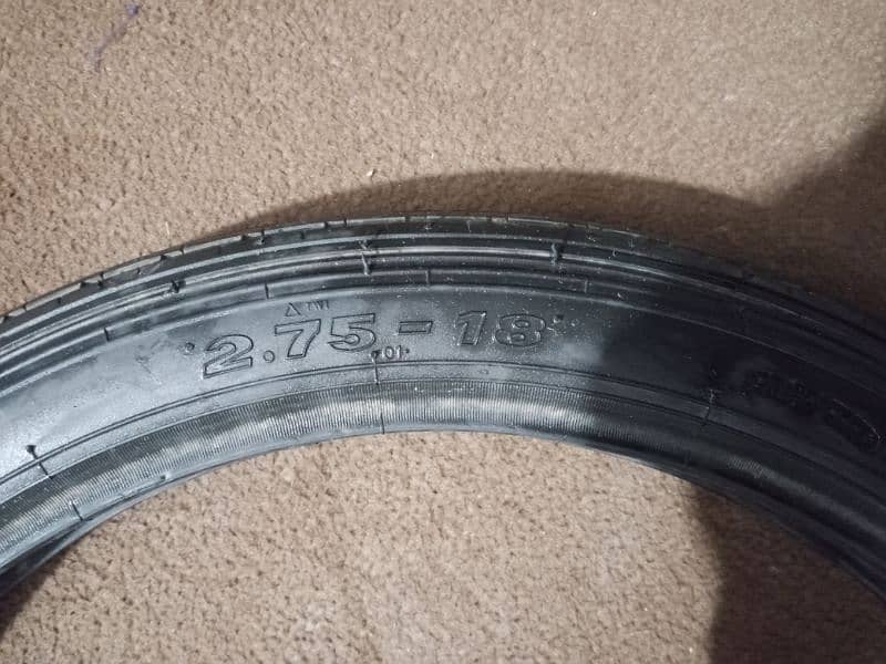 suzuki 150 tyre with tube new 9