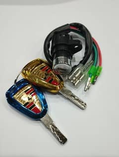 Egnition switch with Fancy key for All 70cc motorcycle.