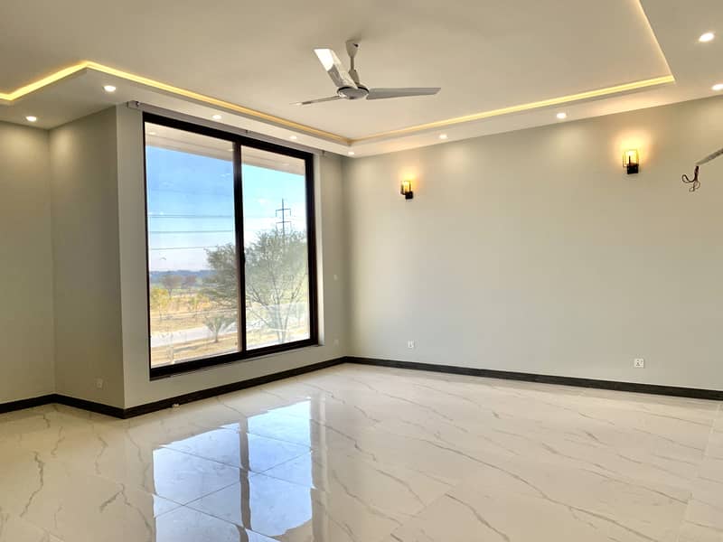 Brand New Beautiful Luxurious A++ Construction & Finishing and Tiles Flooring Corner House with Extra Land Available for Rent in D-12/1 Islamabad 15