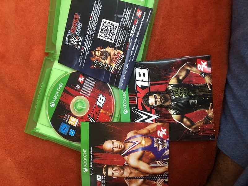 WWE18 new one time use 9