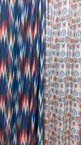 Colourful Printed Curtains for Sale in Bahria Enclave 0