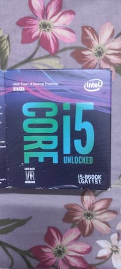 Intel core i5 8600k with box