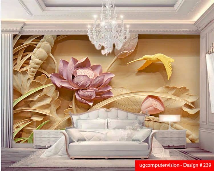 3D and 5D Wallpaper | wallpaper printing | Panaflex printing 3