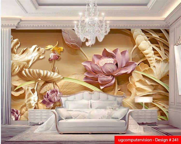 3D and 5D Wallpaper | wallpaper printing | Panaflex printing 11