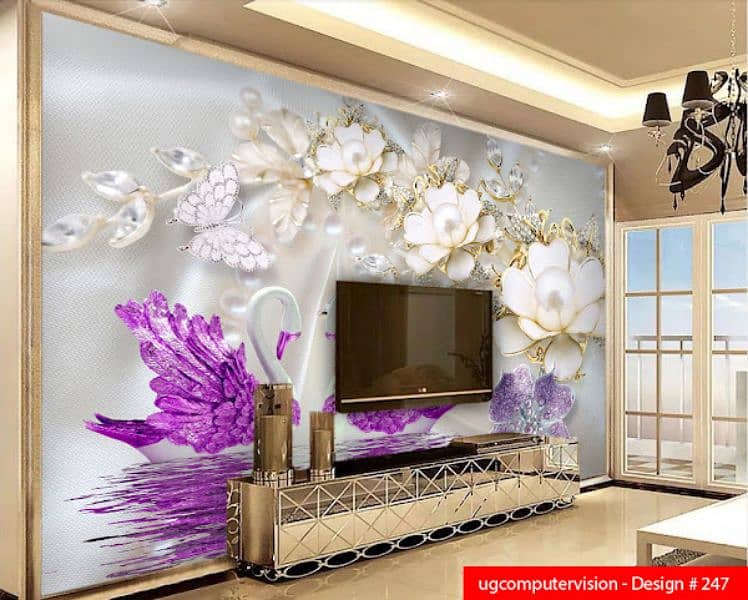 3D and 5D Wallpaper | wallpaper printing | Panaflex printing 12