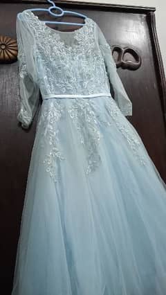 Net Cinderella heavy  frock . . only frock