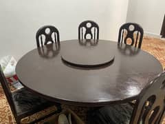 dinning table with 6 chairs 30000/-