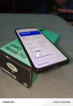 oppo Reno 6 pro 5g full accessories box and charger available