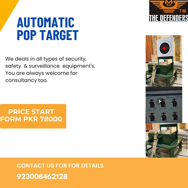 automatic pop up target for sale in pakistan 0