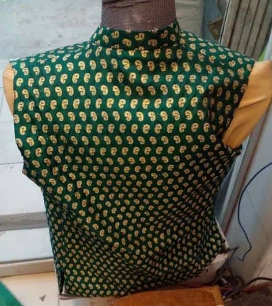 Green Mahndi waiscoat for sale 1