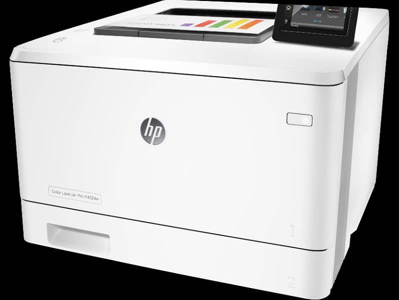 Hp Color Laserjet Printer M452Dw (wifi) slightly used Condition Refunb 1