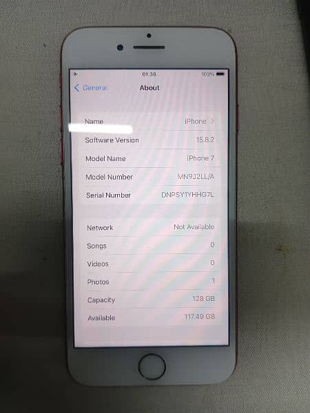 iPhone 7 128GB Red PTA Approved 6