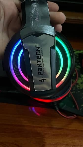 Panteon 7.1 Surround Rgb Gaming headphones 0