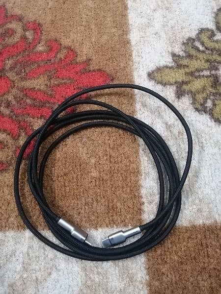 Xiaomi 20 watt pd adapter with 100 watt  pd cable 3