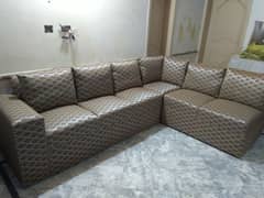 L shaped sofa 6 seater new condition