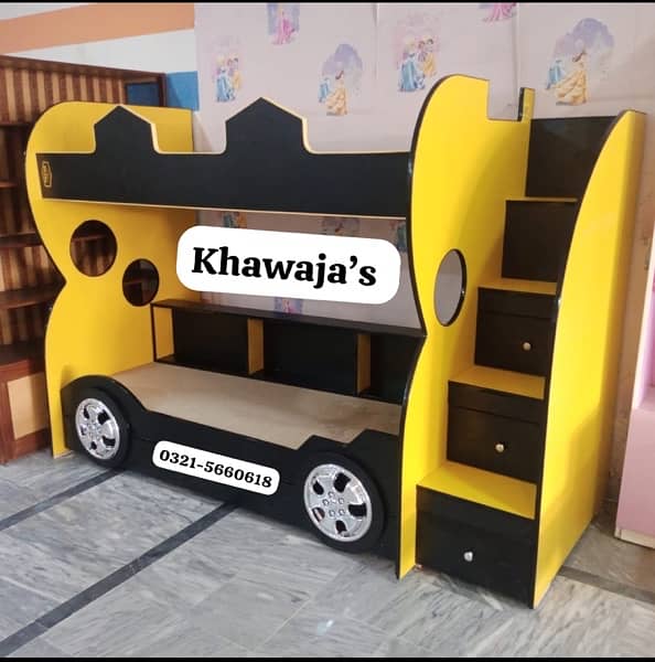 Bunk Bed ( khawaja’s interior Fix price workshop Rawalpindi 0