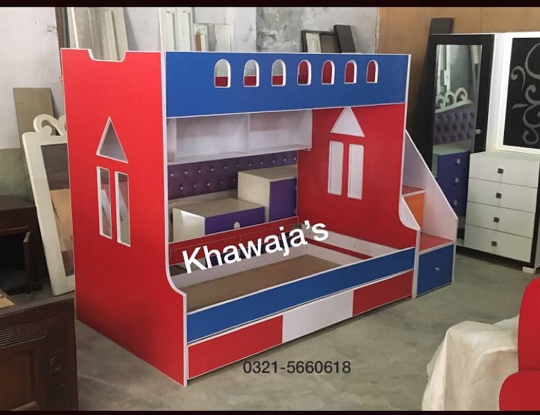 Bunk Bed ( khawaja’s interior Fix price workshop Rawalpindi 4