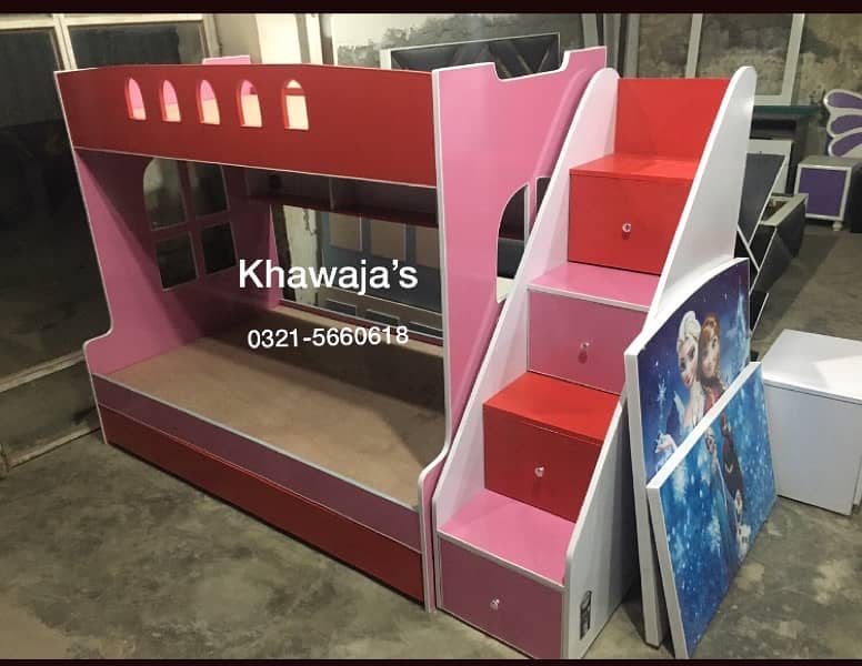 Bunk Bed ( khawaja’s interior Fix price workshop Rawalpindi 5