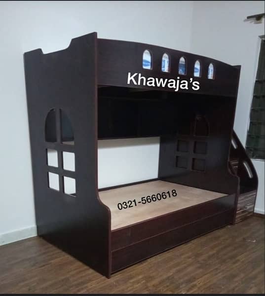 Bunk Bed ( khawaja’s interior Fix price workshop Rawalpindi 7