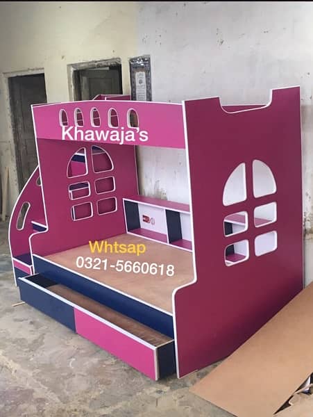 Bunk Bed ( khawaja’s interior Fix price workshop Rawalpindi 12