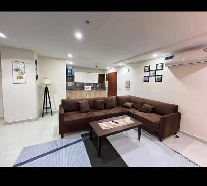 Two bedrooms luxury apartment for rent in bahria town 5