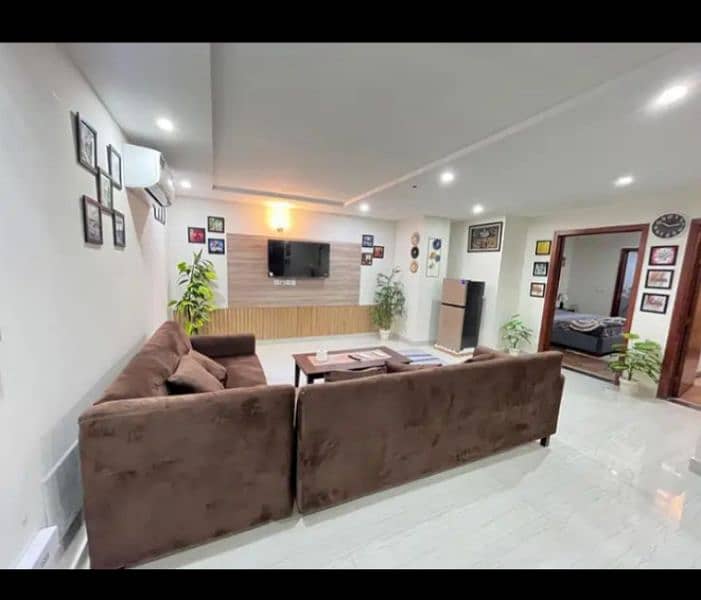 Two bedrooms luxury apartment for rent in bahria town 6