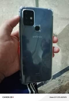 Infinix hot 10 4/128gb 10by10 condition panel changebutno fault fulbox