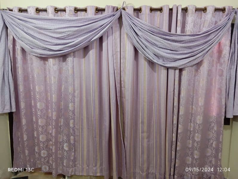 Purple Curtains with jhalar 4