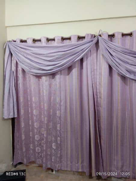 Purple Curtains with jhalar 5