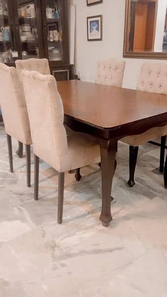 pure shesham wood 6 seater dinning table 0