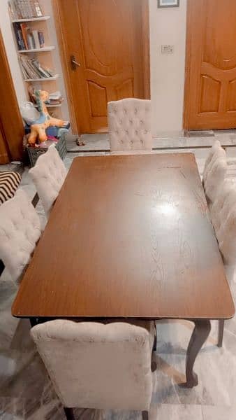 pure shesham wood 6 seater dinning table 2