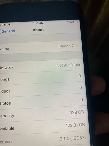 Iphone 7/128  2 Months Sim Working Factory Unlock All Ok 5