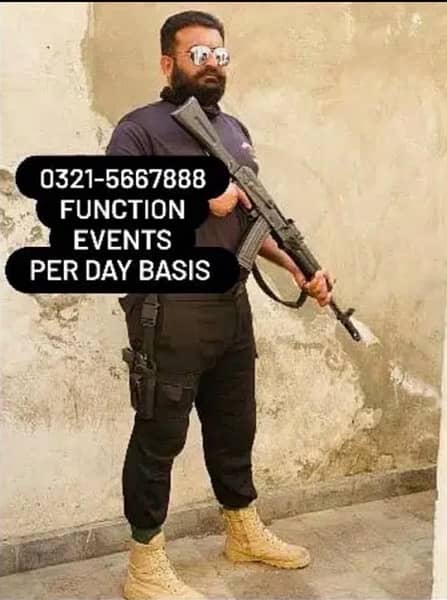 SECURITY GUARDS COMMANDOS SSG FOR EVENTS PERMANENT DUTY AVAILABLE 1