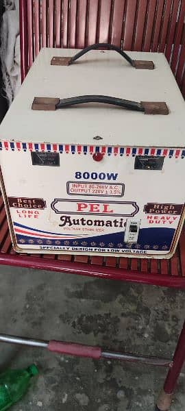 Automatic Voltage Stabilizer 8000Watt Mint Condition 0