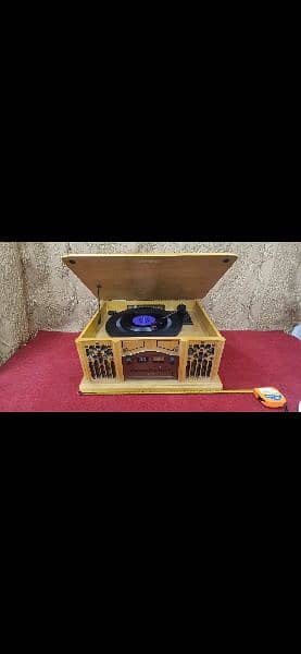 record player turntable radio cassette cd venyl record gramophone 0