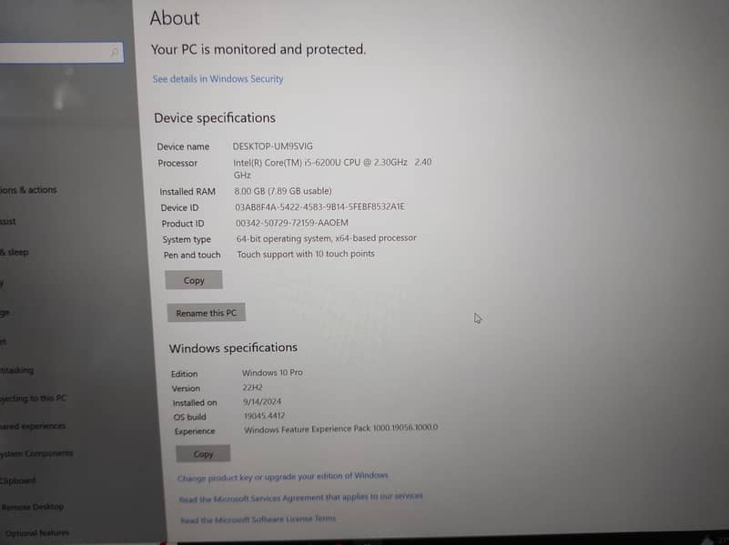 Dell E7470 i5 6th with touch screen 3