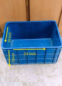 new plastic crates heavy duty