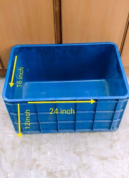 new plastic crates heavy duty 0