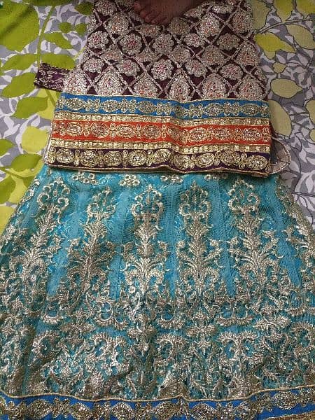 lehnga shirt dupatta 1 time use 2