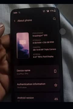 oneplus 7 pro pta approve 256 gb like new 0