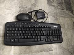 Microsoft wireless keyboard with mouse and wireless receiver 0